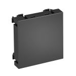 Заглушка 1 модуль Modul45, 45х45 мм, черная Заглушка 1 модуль Modul45, 45х45 мм, черная