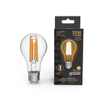 Лампа светодиод А70 30Вт 3000Лм 2700К Е27 LED Gauss Filament 1/10/40