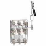 Выключатель-разъединитель встр. стационарный 3p 630А 400В 30кА рычажковый сервисный, для авар. остановки IP00 КЭАЗ Выключатель-разъединитель встр. стационарный 3p 630А 400В 30кА рычажковый сервисный, для авар. остановки IP00 КЭАЗ