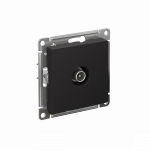 Розетка 1гн ТВ коннектор с/у карбон механизм AtlasDesign Systeme Electric (1/5)