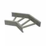 Угол горизонтальный 45 градусов 100x600 R300, стеклопластик