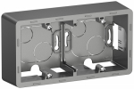 Короб. накл. монтаж 2гн 6739921 алюм. INSPIRIA IEK