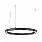 Светильник SP-CIRCLE-HANG-O3535-D600-35W Warm3000 (RAL9005, 120 deg, 230V) IP40 LED (Arlight, Алюминий)