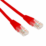 Патч-корд U/UTP REXANT категория 5e, RJ45-RJ45, неэкранированный, 26AWG, LSZH, красный, 0.5 м