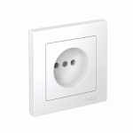 ATLASDESIGN РОЗЕТКА без заземления, 16А, в сборе, БЕЛЫЙ ATLASDESIGN РОЗЕТКА без заземления, 16А, в сборе, БЕЛЫЙ