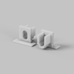 Led Strip Комплект заглушек (для профиля 12×09) 10 шт., ALM-1209-EC