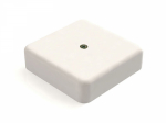 Коробка разветвительная для открытой установки 75х75х20 белая IP40 PLEXUP