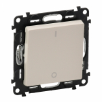 Выключатель 1кл с/у крем двухполюсный Valena LIFE Legrand  (1/5)