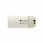Патрон Е14 пластиковый подвесной белый EKF (200/50)