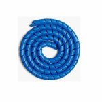 Защитная пластиковая спираль 12 мм (3 м/уп) синяя Промрукав