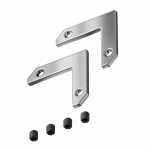 Комплектующие для встраиваемой трековой системы Magnetic track system Exility Серебро TRA034CL-MP-1 Угловой соединитель