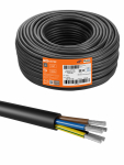 Кабель АсКГТП-ХЛ 5х1,5(N,PE)-0,66 ГОСТ (100м) TDM