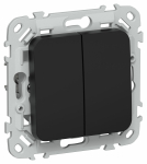 FLITE Выключ. жалюзи с блок. 10А ВЖ42-2-0-ФлЧ чер. IEK FLITE Выключ. жалюзи с блок. 10А ВЖ42-2-0-ФлЧ чер. IEK