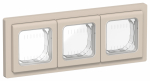 FLITE Рамка 3-мест. IP55 Рпро-3-55-ФлЛ льн. IEK FLITE Рамка 3-мест. IP55 Рпро-3-55-ФлЛ льн. IEK