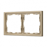 Рамка пластиковая FRM-NOBE-SFPL-2-GD (Arlight, Золотой песок) Рамка пластиковая FRM-NOBE-SFPL-2-GD (Arlight, Золотой песок)