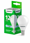 Лампа LED G45 шар 12Вт 230В 6500К E14 GENERICA