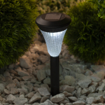 Светильник садовый на солнечной батарее пластик черный 31см SL-PL31 ЭРА (1/48)