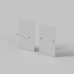 Led Strip Комплект заглушек (для профиля 65×42) 2 шт., ALM-6542-EC Led Strip Комплект заглушек (для профиля 65×42) 2 шт., ALM-6542-EC