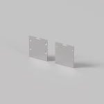 Led Strip Комплект заглушек (для профиля 72×36) 2 шт., ALM-7236T-S-EC Led Strip Комплект заглушек (для профиля 72×36) 2 шт., ALM-7236T-S-EC