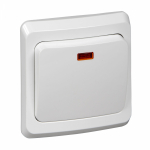 Выключатель 1кл с подсв с/у белый Этюд Systeme Electric (1/20) Выключатель 1кл с подсв с/у белый Этюд Systeme Electric (1/20)