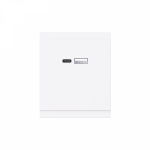 Розетка SETE USB-A+Type-C 3А с функцией быстрой зарядки жемчуг IP20/IP44 KRANZ Розетка SETE USB-A+Type-C 3А с функцией быстрой зарядки жемчуг IP20/IP44 KRANZ