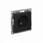 Розетка 1гн без З/К с/у карбон механизм 16А AtlasDesign Systeme Electric (1/5)