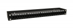 Hyperline BW19-1U-110F-RAL9005 Кронштейн настенный для 19" оборудования, высота 1U, глубина 110 мм,