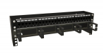 Hyperline BW19-3U-110F-RAL9005 Кронштейн настенный для 19" оборудования, высота 3U, глубина 110 мм,