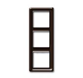 Рамка 3-постовая, серия Allwetter 44, цвет коричневый