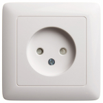 Розетка 1гн без З/К шторки с/у белый в сборе IP20 Хит Schneider Electric  (1/114)