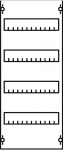 Панель для распределительного щита 12 модулей 600x250 4 DIN-рейки ABB EDF аксессуары для шкафов
