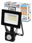Прожектор СДО-05-030-ИКД (ИК датчик) 30 Вт, 2400 лм, 6500 К, 220-240 В, IP44, черный, Народный Прожектор СДО-05-030-ИКД (ИК датчик) 30 Вт, 2400 лм, 6500 К, 220-240 В, IP44, черный, Народный