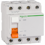 УЗО 4Р 40А 30мА 4,5кА AC ВД63 Домовой Schneider Electric (1/3)