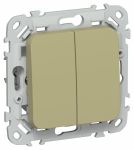 FLITE Выключ. 2-кл. кноп. прох. 10А ВС62-2-0-ФлО ол. IEK FLITE Выключ. 2-кл. кноп. прох. 10А ВС62-2-0-ФлО ол. IEK