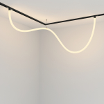 Трековый подвесной светильник Tau Exility 3000K 50Вт 360° Magnetic track system Exility Черный