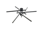 Светильник потолочный светодиодный Rivoli Violet 6180-201 LED 90Вт 3000-6000К чёрный с пультом