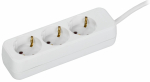 UMA Удлинитель У03 3 места 5м 3х1мм2 10А бел. IEK