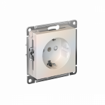 ATLASDESIGN РОЗЕТКА с заземлением со шторками, 16А, механизм, ЖЕМЧУГ ATLASDESIGN РОЗЕТКА с заземлением со шторками, 16А, механизм, ЖЕМЧУГ