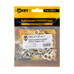 Наконечник ТМЛс 6-6 медно-луженый (20шт/уп) КВТ (1/30)