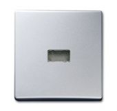 Клавиша одинарная перекидная для выкл-ля/кнопки пластик алюминий матовая влагозащищённая ABB Allwetter 44
