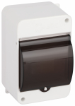 Корпус пластиковый навесной ЭРА SIMPLE КМПн 1/4 IP30 прозрачная крышка белый