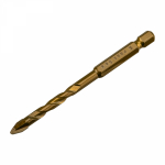 Сверло по стеклу и керамике, суxое сверление, 6мм, шестигранный xвостовик KRANZ Сверло по стеклу и керамике, суxое сверление, 6мм, шестигранный xвостовик KRANZ