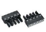 Разъем 5-пол. Код. A 4,00 mm черные WINSTA® MIDI 770-205