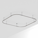 Основание ART-APRIORI-QUADRAT-SOFT-ROD-400-3500x3500 (BK) (Arlight, IP20 Металл, 3 года) Основание ART-APRIORI-QUADRAT-SOFT-ROD-400-3500x3500 (BK) (Arlight, IP20 Металл, 3 года)
