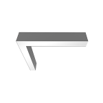 L-Соединитель для серии X-line для сборки в линию 30 Вт 3000 К 549x527х100 мм металлик