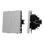 Механизм выключателя одноклавишный проходной LED SWT-NOBE-MKP1-SFPL-L-IS (230V, 10A) (Arlight, Никель) Механизм выключателя одноклавишный проходной LED SWT-NOBE-MKP1-SFPL-L-IS (230V, 10A) (Arlight, Никель)