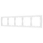 Рамка пластиковая FRM-NOBE-SFPL-5-WH (Arlight, Белый кварц) Рамка пластиковая FRM-NOBE-SFPL-5-WH (Arlight, Белый кварц)