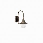 Уличный настенный светильник Ideal Lux Cima Ap1 Nero Antico 024134