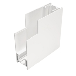 Угловой коннектор внутренний S35 накладной белый