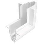 Угловой коннектор внутренний S35 встраиваемый белый